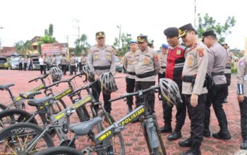 Polres Muba Gelar Pengecekan Kendaraan Dinas untuk Persiapan Operasi Ketupat Musi 2025