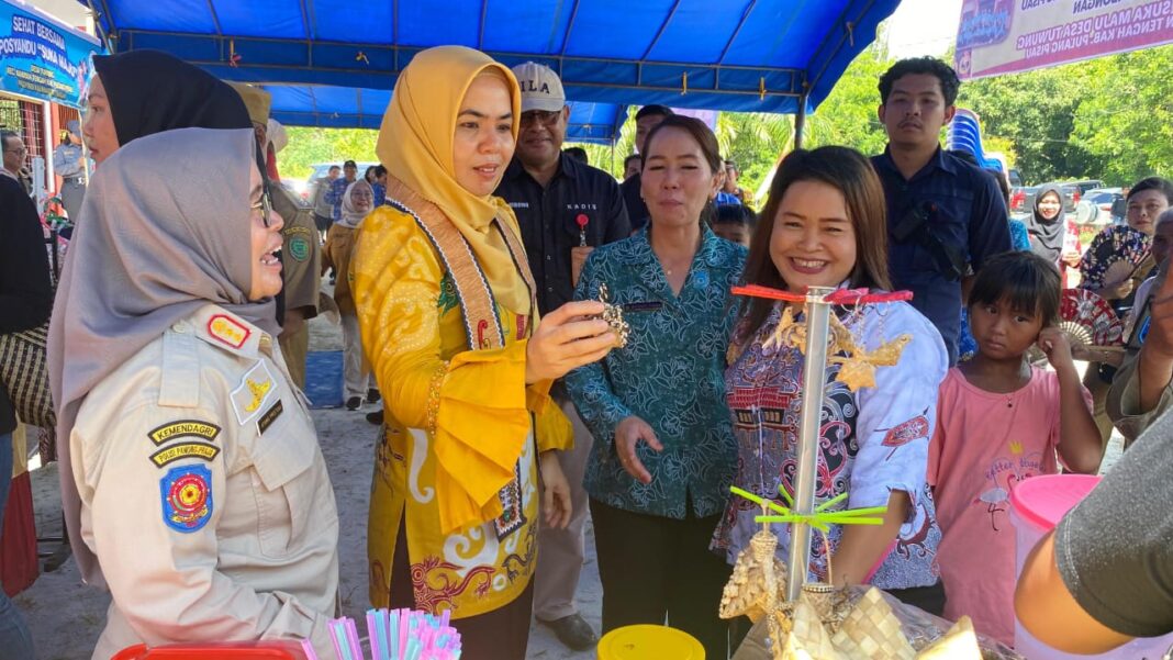 Kunjungan Ketua Tim Pembina Posyandu beserta tim dari 6 bidang SPM Provinsi Kalimantan Tengah
