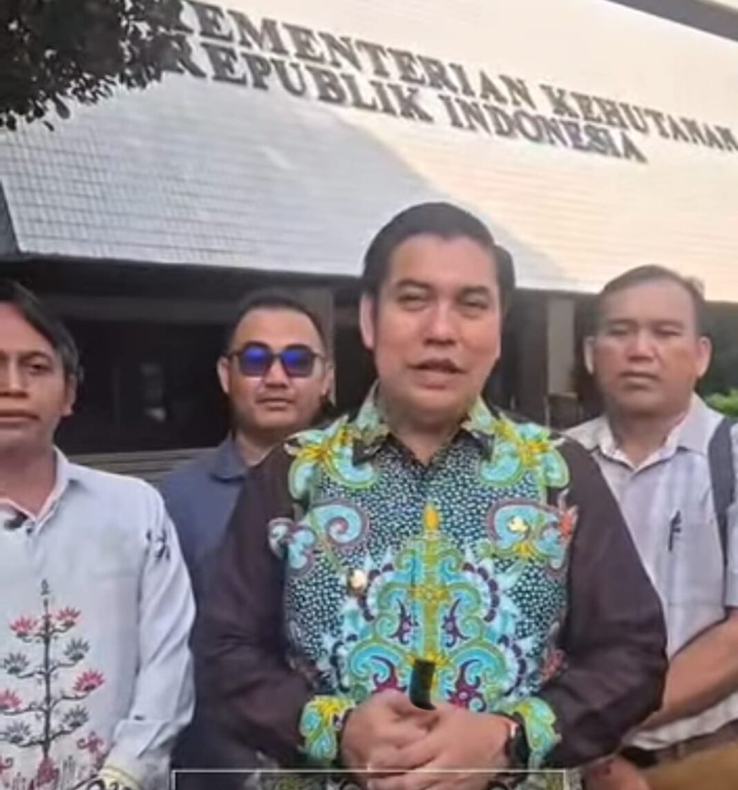 Wakil Bupati Pulang Pisau, H. Ahmad Jayadikarta, melakukan koordinasi dengan Kementerian Kehutanan Republik Indonesia di Jakarta