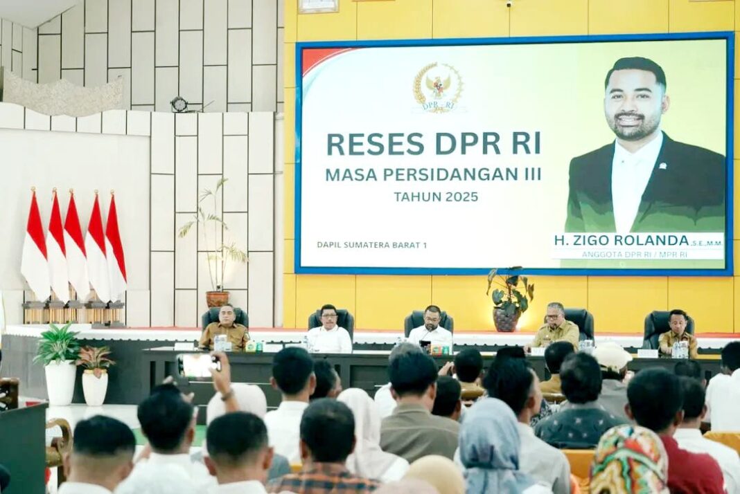 Anggota Komisi V DPR RI, H. Zigo Rolanda, menggelar kegiatan hearing bersama perangkat nagari, pengurus BUMNag, dan tenaga pendamping desa se-Kabupaten Solok Selatan