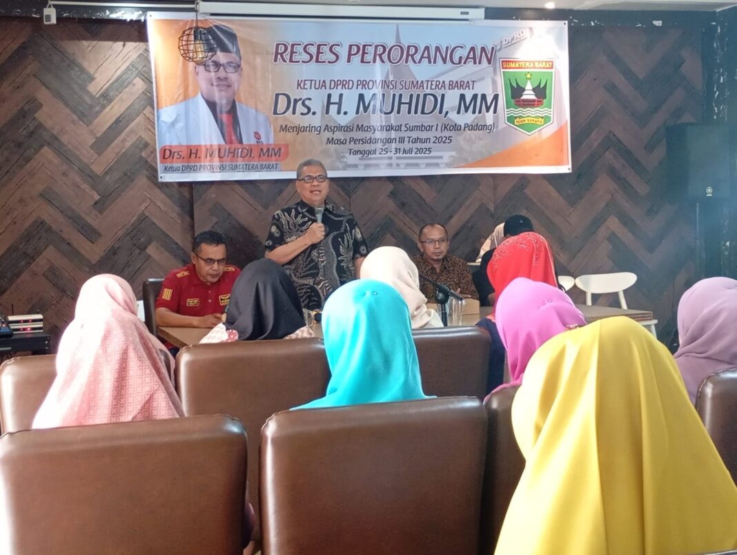 Ketua DPRD Sumbar Muhidi Dorong UMKM Padang Timur Lebih Terorganisir dan Berkembang