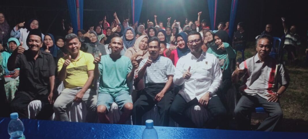 Reses di Dharmasraya, Erick Hamdan Serap Aspirasi Warga Jorong Kubang Panjang