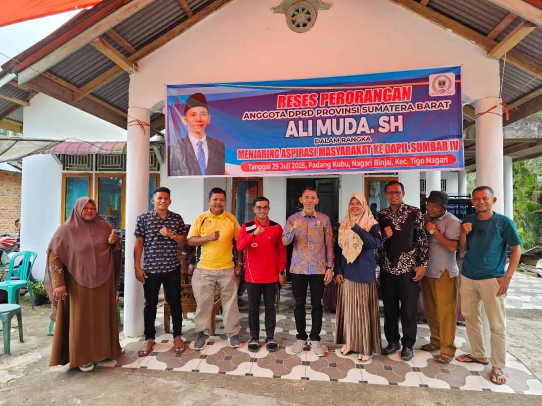 Ali Muda Serap Aspirasi Warga Binjai Pasaman, Fokus pada Pertanian dan Infrastruktur