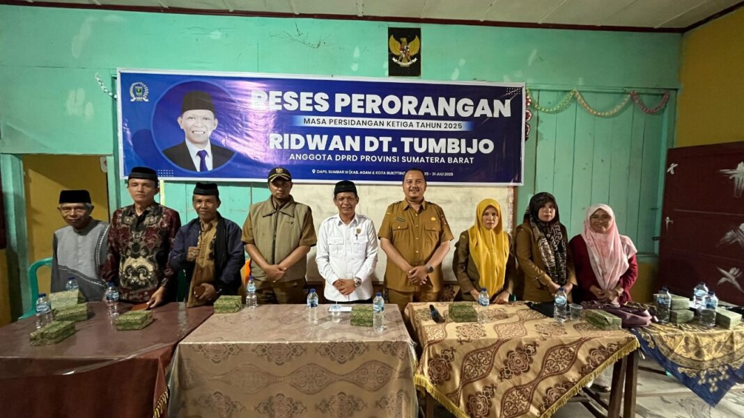 Ridwan Dt. Tumbijo Serap Aspirasi Petani di Jorong Sawah Rang Salayan