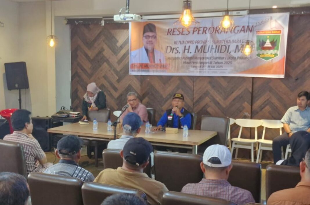 Ketua DPRD Sumbar Serap Aspirasi Warga Andalas, Dorong UMKM Lebih Berkembang