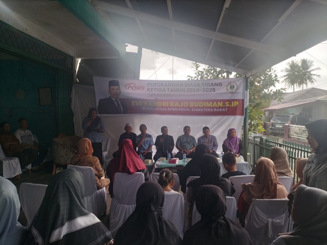 Wakil Ketua DPRD Sumbar Serap Aspirasi Warga Padang Besi dalam Kegiatan Reses