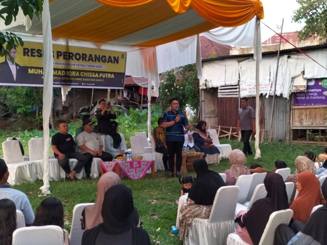 Reses di Limau Manis, M. Iqra Chissa Siap Fasilitasi Pelatihan Makeup dan Dukungan UMKM