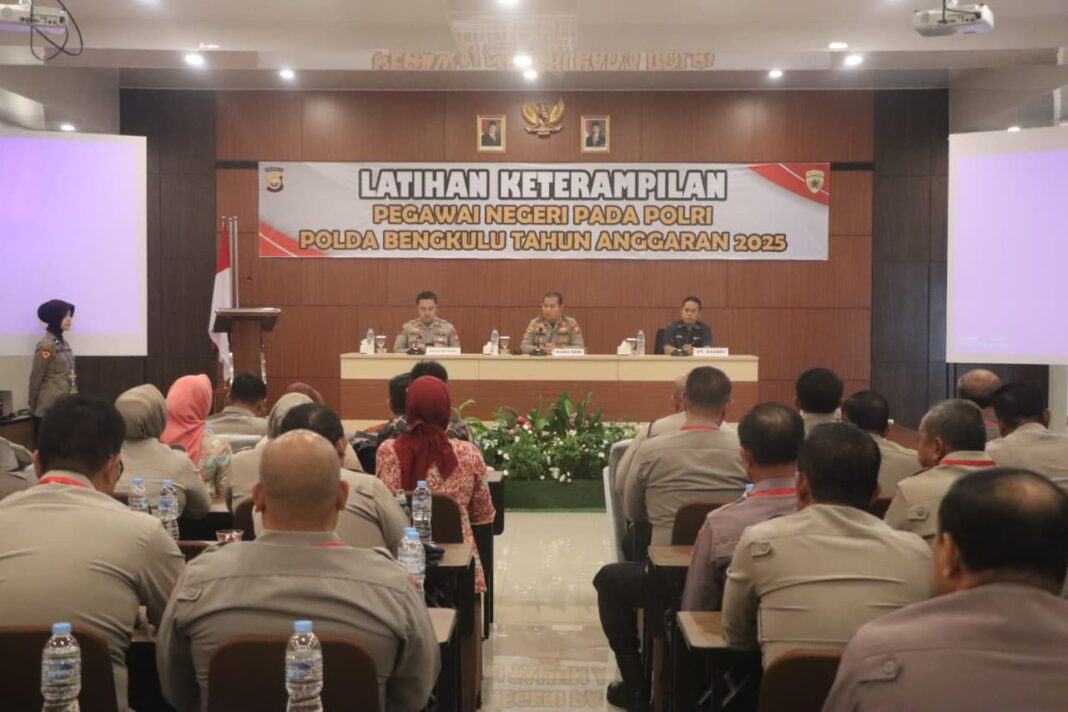 Biro SDM Polda Bengkulu Membuka Latihan Keterampilan ( Latpram) PNPP TA 2025