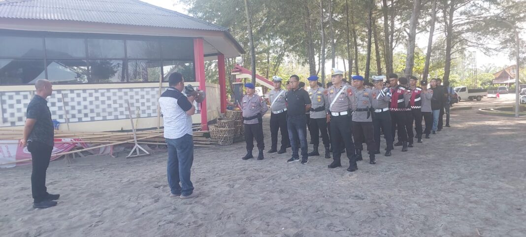 Polda Bengkulu Gelar Apel Persiapan KRYD Premanisme dan Pungli di Kawasan Pantai Panjang
