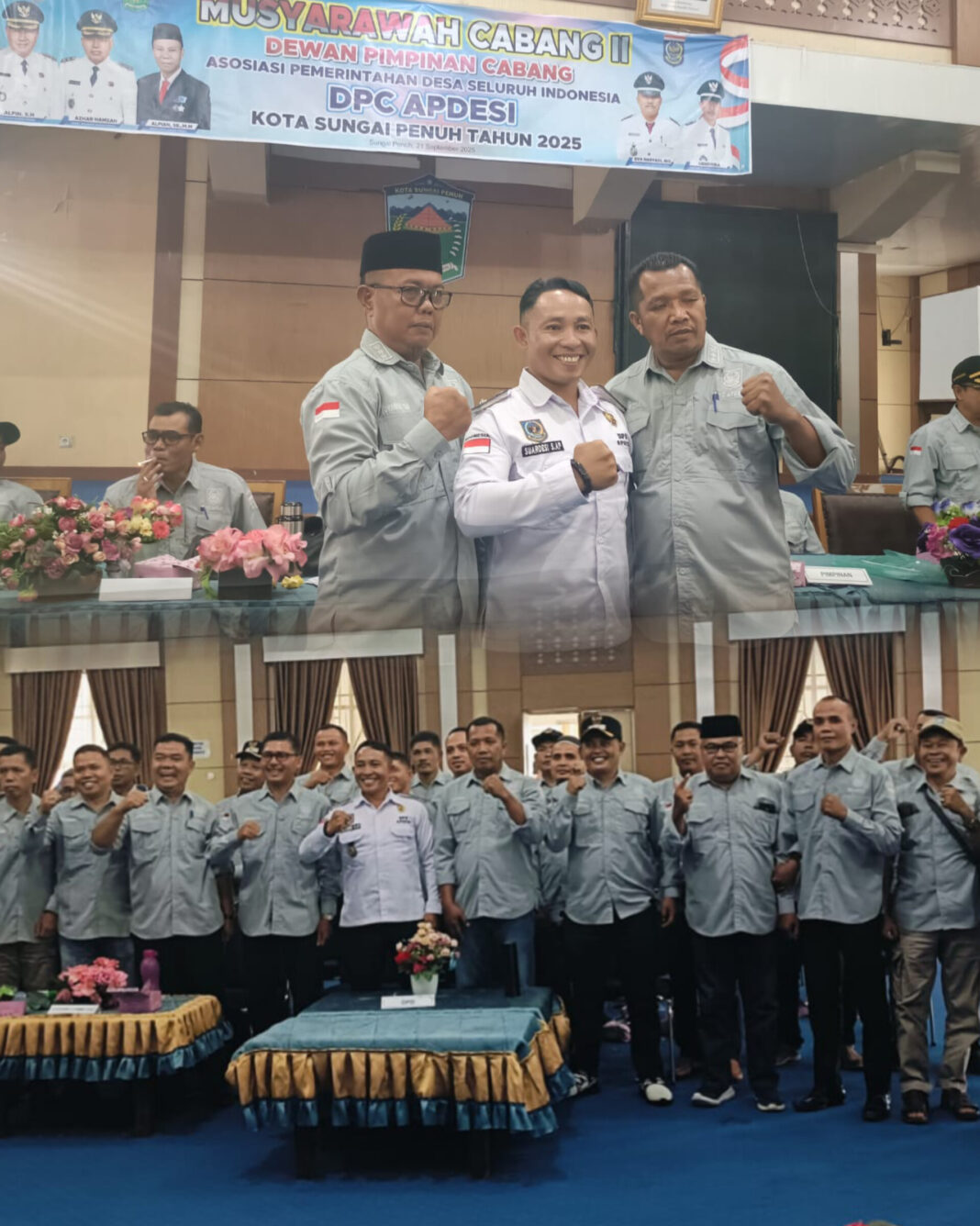 Amrizal Terpilih Menjadi Ketua APDESI DPC Sungai Penuh Tahun 2025-2030